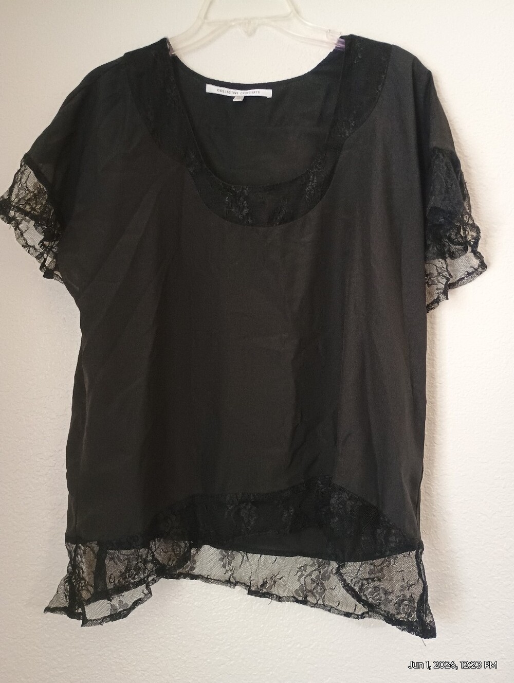 Collective Concepts Black Garment with Logo Tag
